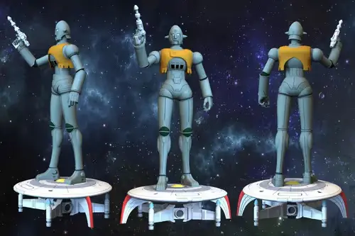 Capitaine Flam Crag Stl Obj Impresión 3d