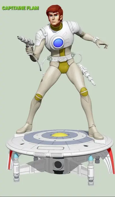 Capitan Futuro Archivo Stl Para Impresion 3D