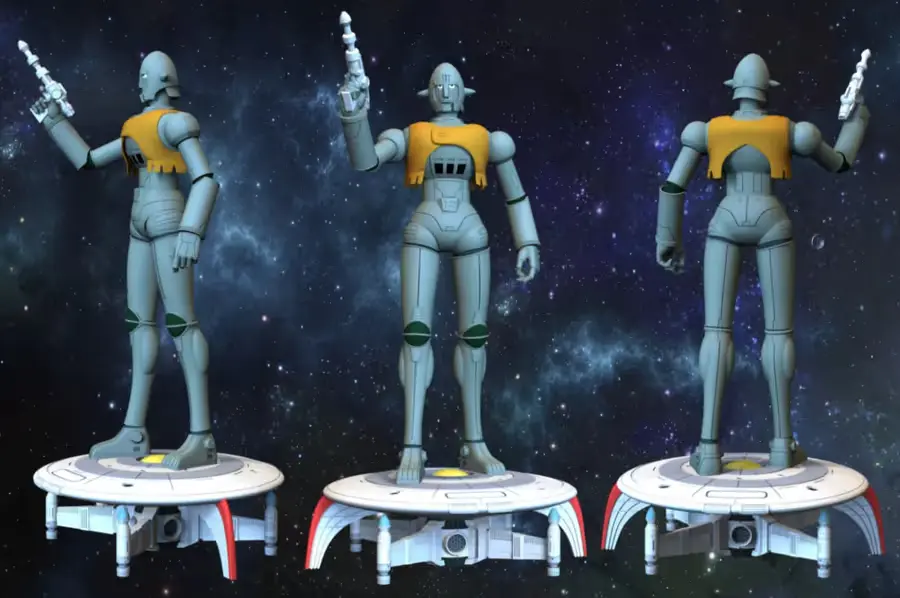 Capitan Futuro Grag Archivo Stl Para Impresion 3D