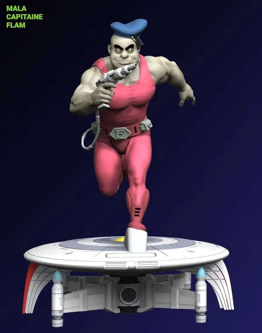 Capitan Futuro Otto Archivo Stl Para Impresion 3D