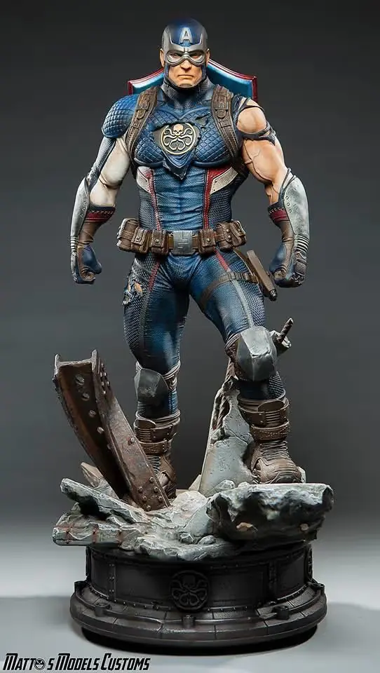 Captain America Secret Empire Archivo Stl Para Impresion 3D