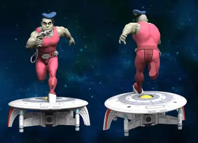 Captain Future Otto Archivos Stl Obj Impresion 3d