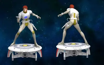 Captain Future Stl Obj Impresión 3d