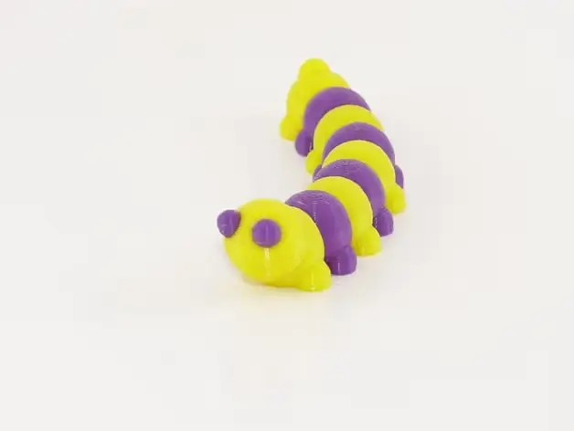 Carterpillar Archivo Stl Obj Para Impresion 3D