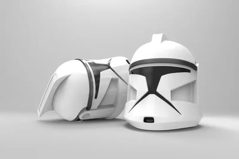 Casco Clon Trooper Star Wars Archivo STL para Impresion 3D
