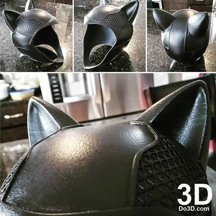 Catwoman Arkham Knight Helmet And Goggles Archivo STL Impresión 3D