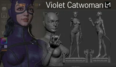 Catwoman Special Archivo STL Impresión 3D