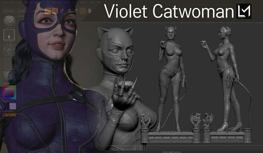 Catwoman Special Archivo STL Impresión 3D