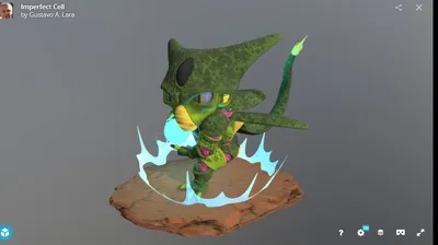 Cell Chibi Dbz Archivo STL Impresión 3D