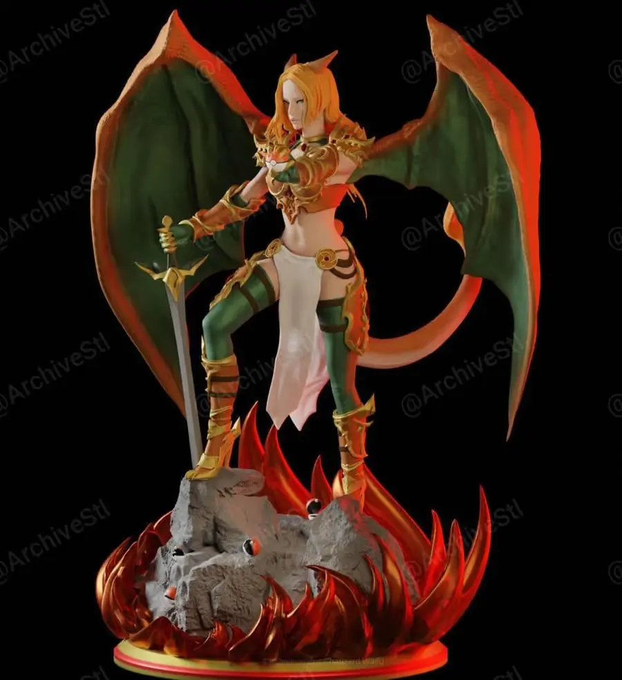 Charizard Waifu Archivo Stl Para Impresion 3D