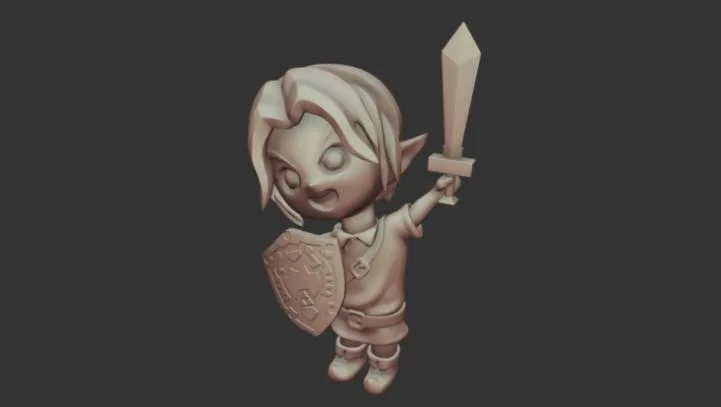 Chibi Link Archivo STL Impresión 3D