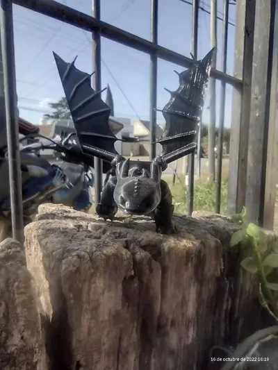 Chimuelo Articulado Archivo Stl Obj Para Impresion 3D