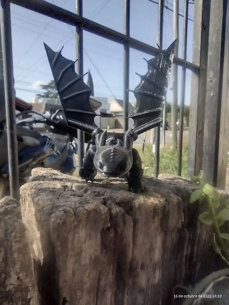 Chimuelo Articulado Archivo Stl Obj Para Impresion 3D