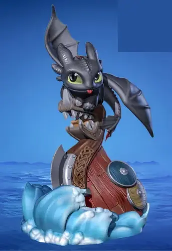 Chimuelo Chibi Nomnom Archivo Stl Para Impresión 3d