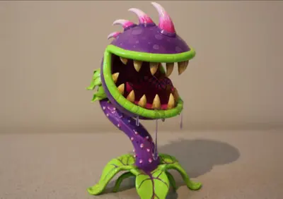 Chomper Plants Vs Zombies Archivo Stl Para Impresion 3D