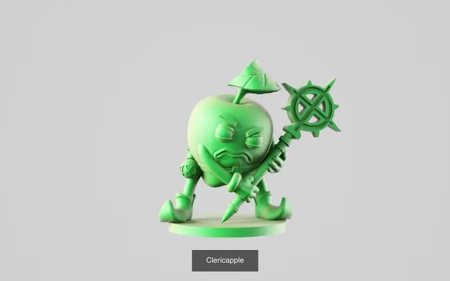 Clericapple Archivo Stl Para Impresion 3D