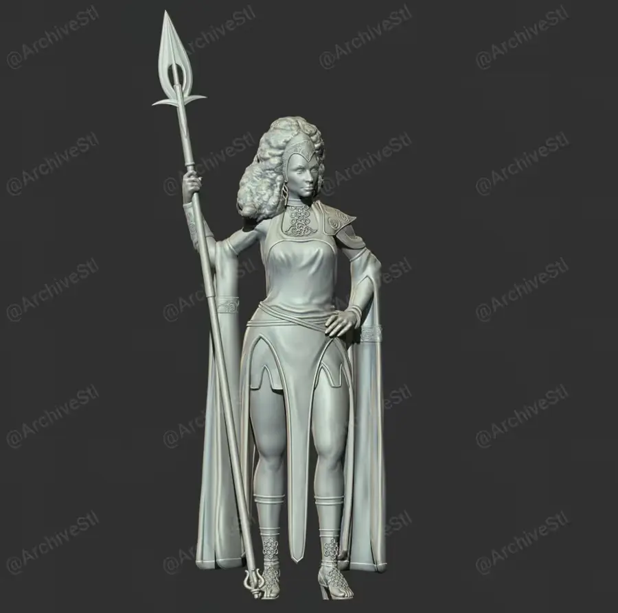 Cloud Giant Female Archivo Stl Obj Para Impresion 3D