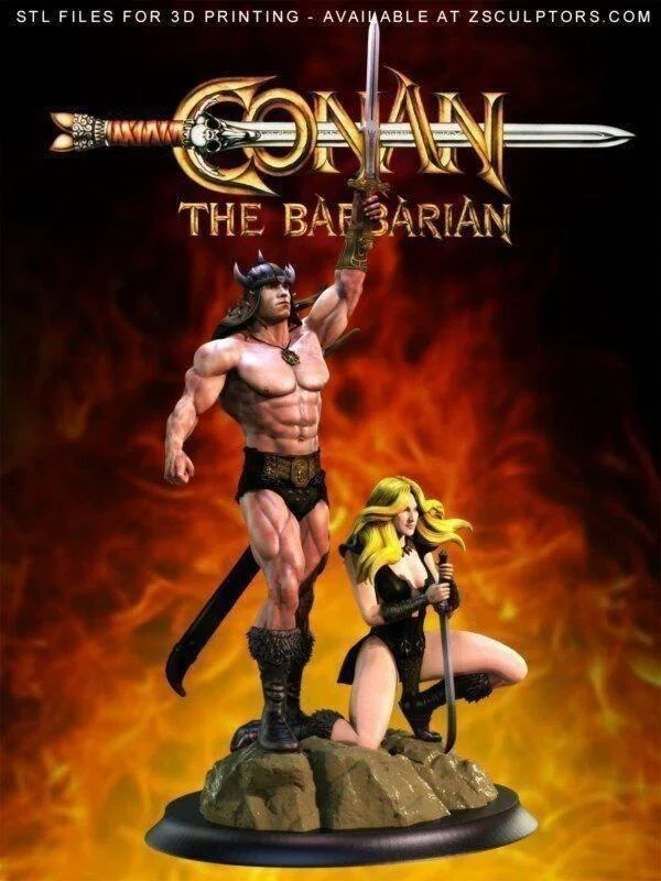 Conan Archivo STL Impresión 3D