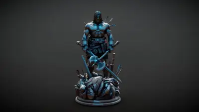 Conan Archivo Stl Para Impresion 3D