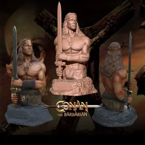 Conan Fullbust  Busto Archivo STL Impresión 3D