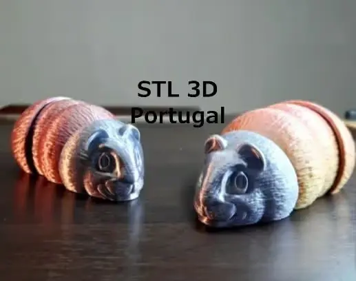 Conejillo Indias Flexi Archivo Stl Obj Para Impresion 3D