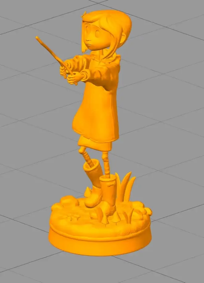 Coraline Archivo Stl Para Impresion 3D