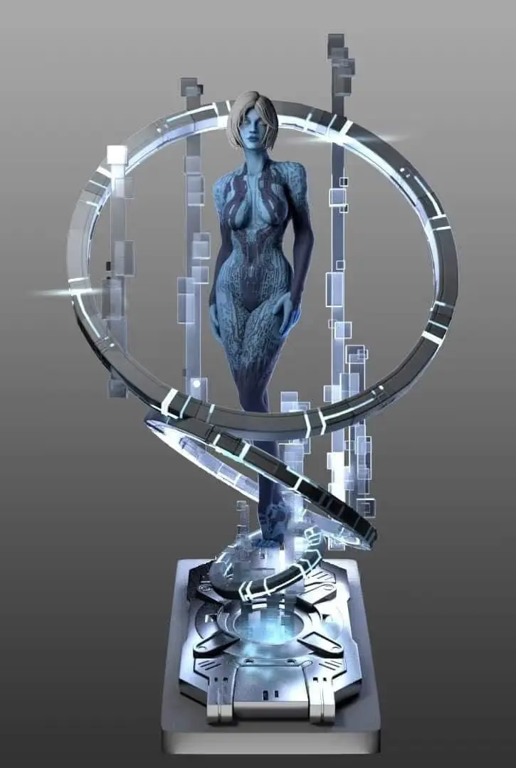 Cortana Halo Archivo Stl Para Impresion 3D