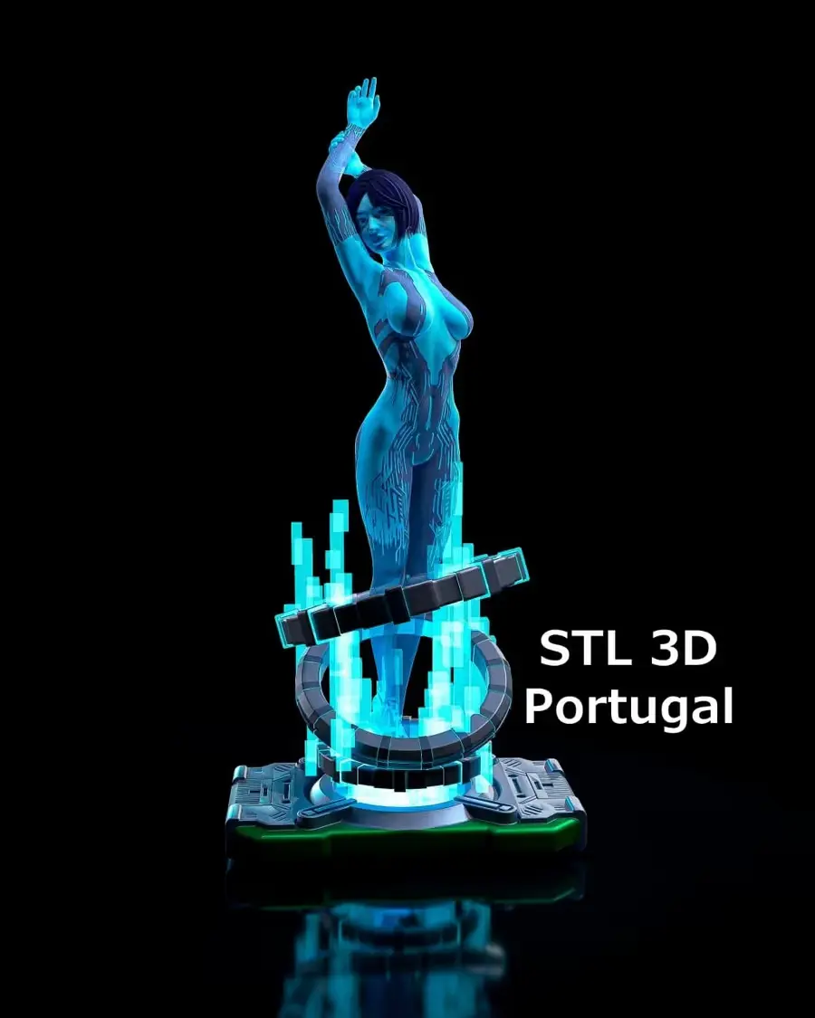 Cortana Halo Archivo Stl Para Impresion 3D