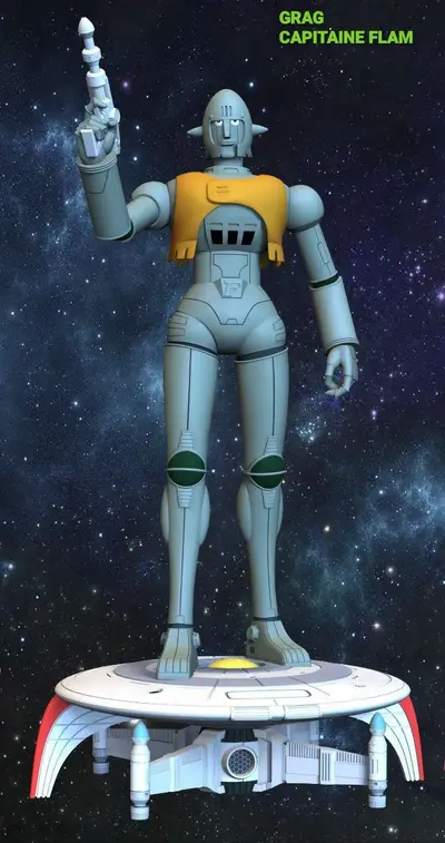 Crag Capitaine Flam Archivo Stl Para Impresion 3D