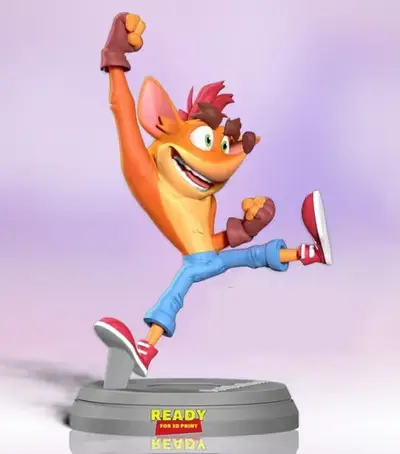 Crash Bandicoot Nlsinh Archivo Stl Para Impresión 3d