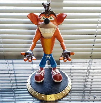 Crash Bandicoot Washed Archivo STL Impresión 3D