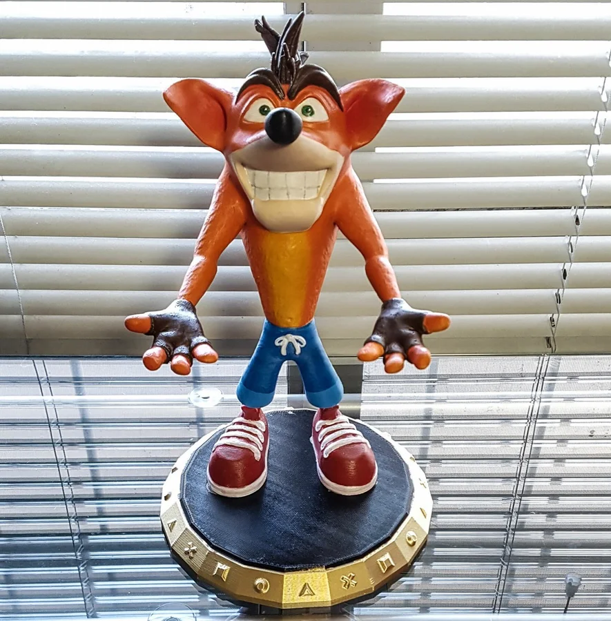 Crash Bandicoot Washed Archivo STL Impresión 3D
