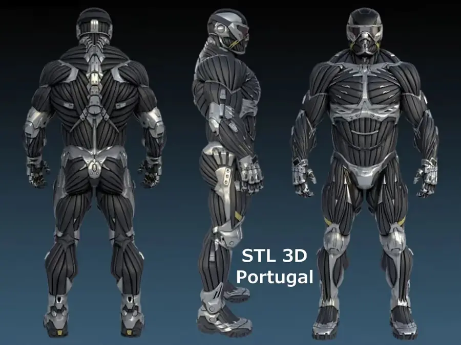 Crysis Nano Suit Archivo Stl Para Impresion 3D