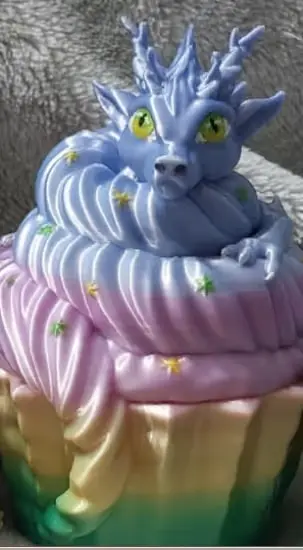 Cupcake Dragon Archivo Stl Obj Para Impresion 3D
