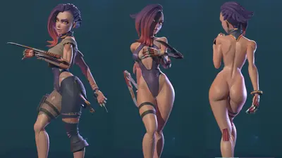 Cyberpunk Girl Blossom Archivo Stl Para Impresion 3D