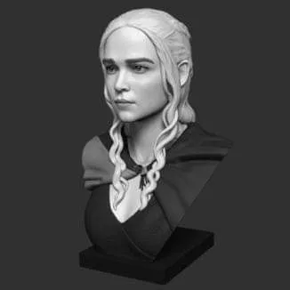 Daenerys Busto Archivo STL Impresión 3D