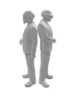 Daft Punk Archivo Stl Para Impresion 3D