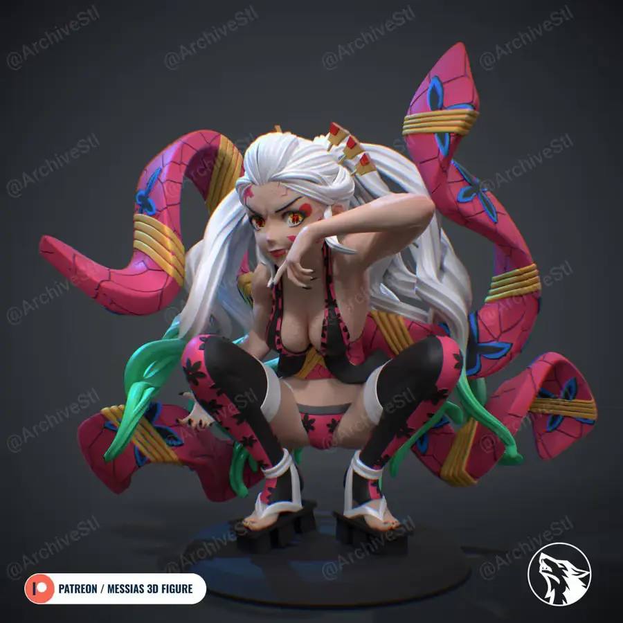 Daki Demon Slayer Archivo Stl Para Impresion 3D