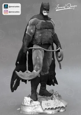 Dark Knight Return Archivo STL Impresión 3D