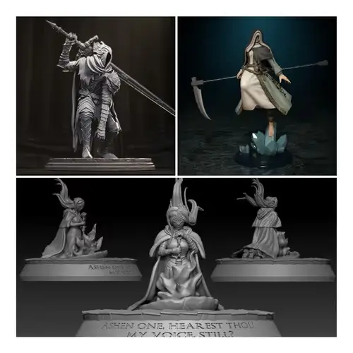 Dark Souls X3 Archivos Stl Para  Impresión 3d