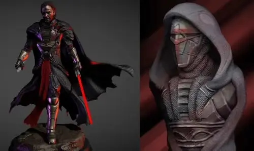 Darth Revan + Busto Archivos Stl Para Impresión 3d