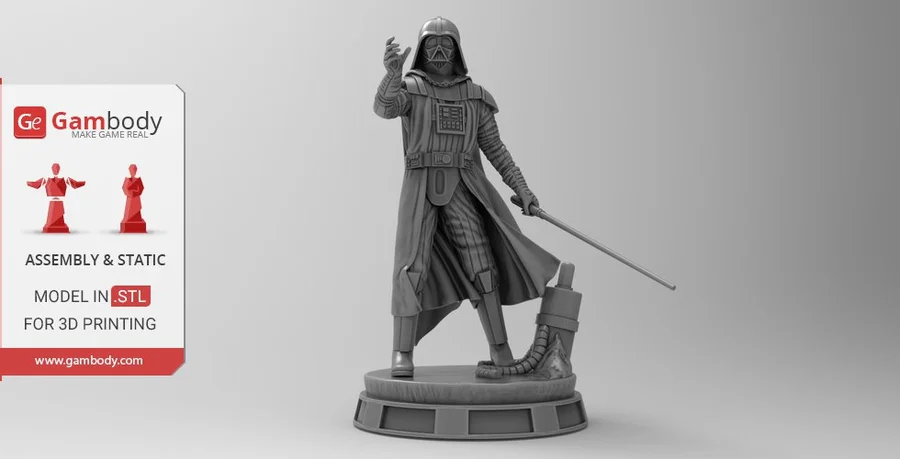 Darth Vader Archivo STL Impresión 3D