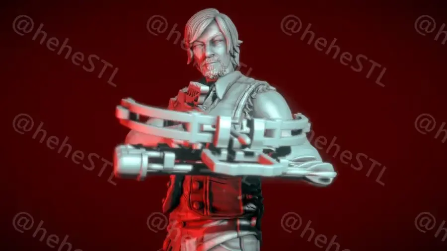 Daryl Dixon Archivo Stl Para Impresion 3D