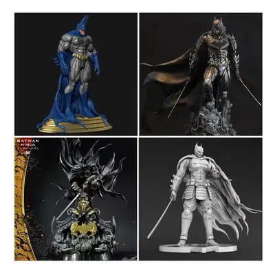 Dc Batman 04 X 4 Modelos Archivos Stl Impresión 3d