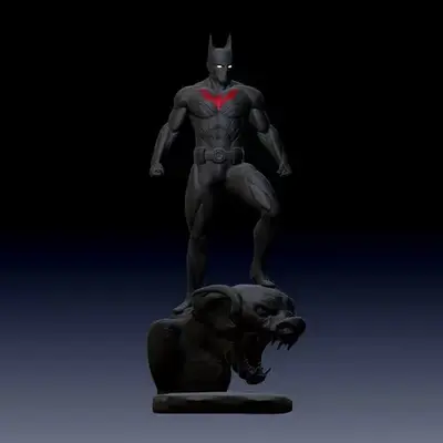 Dc Batman Beyond Statue Ni Archivos Stl Para Impresión 3d
