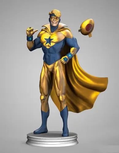 Dc Booster Gold Stl Obj Para Impresión 3d