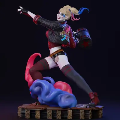Dc Harley Quinn Dp Archivos Stl Para Impresión 3d