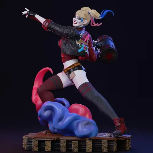 Dc Harley Quinn Dp Archivos Stl Para Impresión 3d