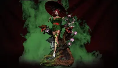 Dc Poison Ivy (dynamic3d) Stl Obj Para Impresión 3d