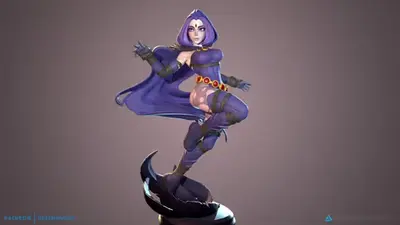 Dc Raven - D Stl/obj Para Impresión 3d